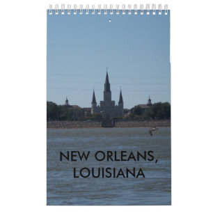 CALENDÁRIO NOVA ORLEÃES, LOUISIANA