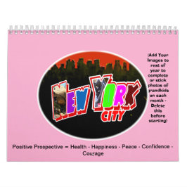 Calendário Nova York jGibney O MUSEUM Zazzle Gift