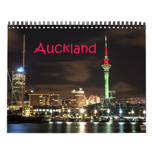 Calendário Nova Zelândia - Auckland - (Capa)