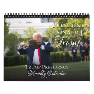 Calendário Novo Presidente Donald J. Trump Foto 2025