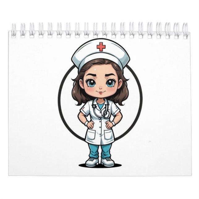 Calendário Nurse Calendar Collection - Inspiring Nursing Logo (Capa)