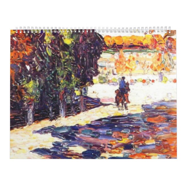 Calendário Nuvem com o cavaleiro Wassily Kandinsky (Capa)