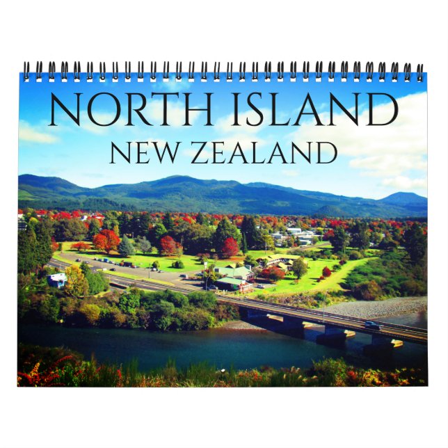 Calendário nz da ilha do norte 2025 (Capa)