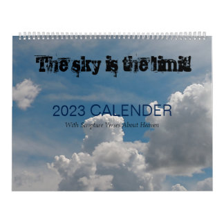 Calendário "O Céu é o Limite"