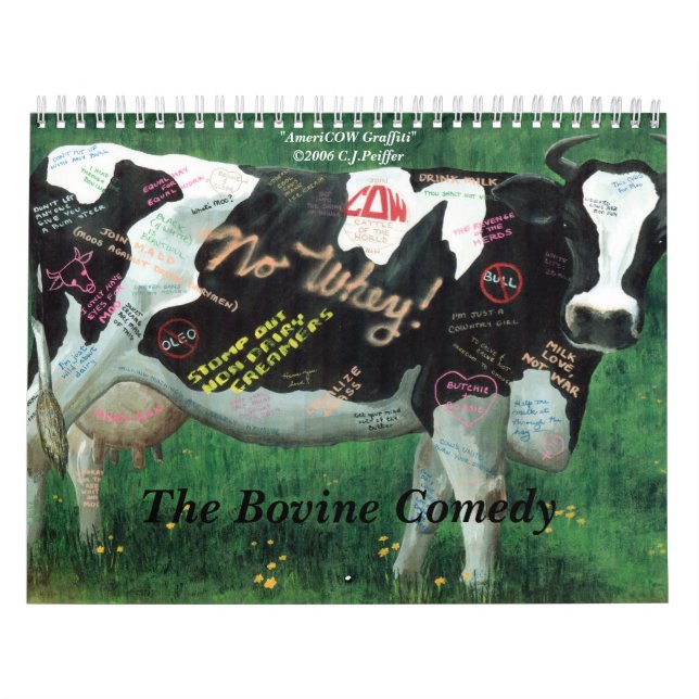 Calendário 'O Comedy bovino (Capa)