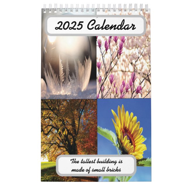 Calendário O edifício mais alto é feito de pequenos tijolos 2 (Capa)