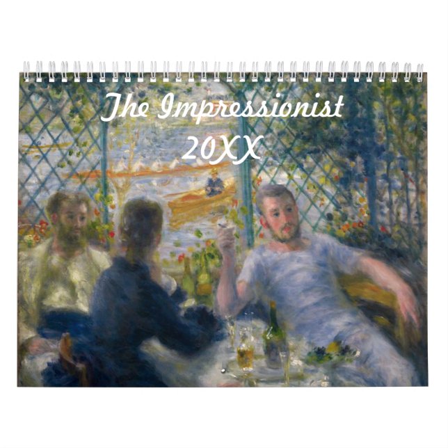 Calendário O ~ impressionista variável para 2019 (Capa)