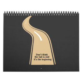 Calendário O início de uma nova jornada