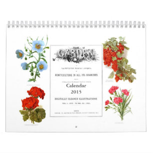 Calendário O jardim 2015