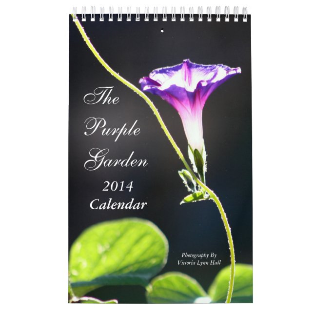 Calendário O jardim roxo 2014 (Capa)