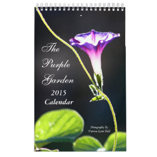 Calendário O jardim roxo 2015
