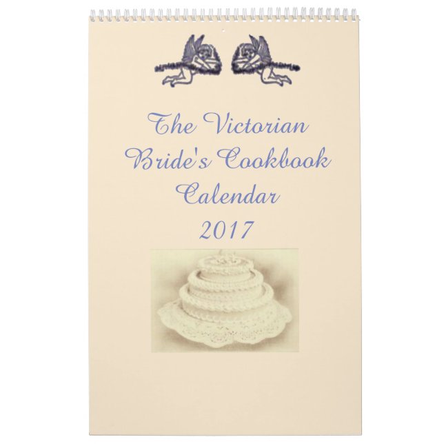 Calendário O livro de receitas da noiva do Victorian (Capa)