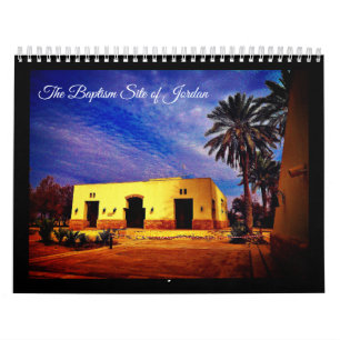 Calendário O local do baptismo de Jordão