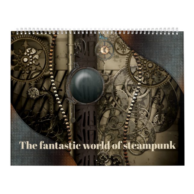 Calendário O mundo da steampunk (Capa)