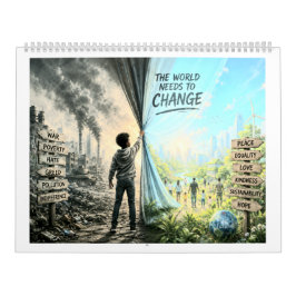 Calendário O Mundo Precisa Mudar