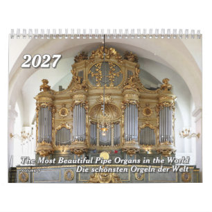 Calendário O Órgão de Tubos 2027