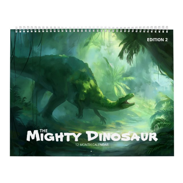 Calendário O poderoso dinossauro: edição 2 (Capa)