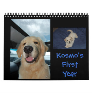 Calendário O primeiro ano de Kosmo