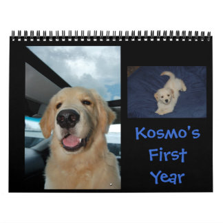 Calendário O primeiro ano de Kosmo