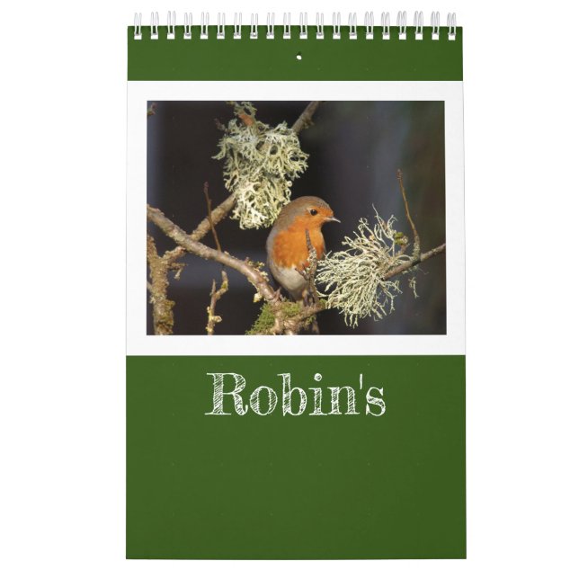 Calendário O Robin Inglês (Capa)