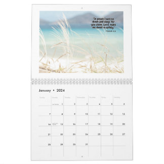 Calendário O Senhor cura-te da insônia!