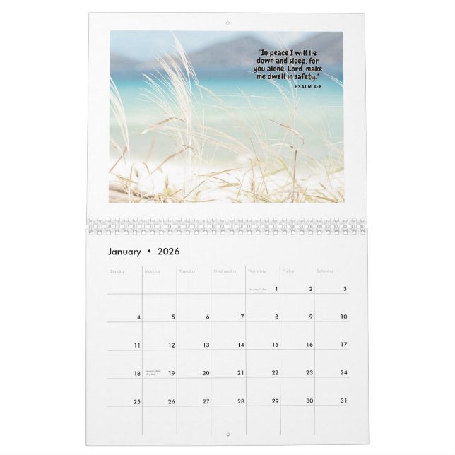 Calendário O Senhor cura-te da insônia! (Jan 2026)