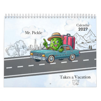 Calendário O Sr. Pickle Tira Férias 2027