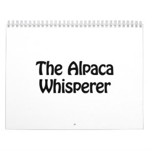 Calendário o sussurro alpaca
