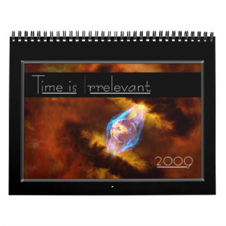 Calendário O tempo é irrelevante - personalizado