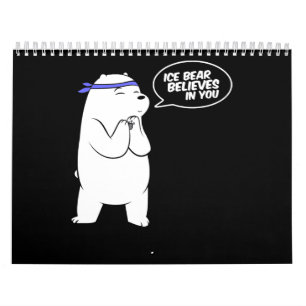 Calendário O Urso De Gelo Acredita Em Seu Urso Polar