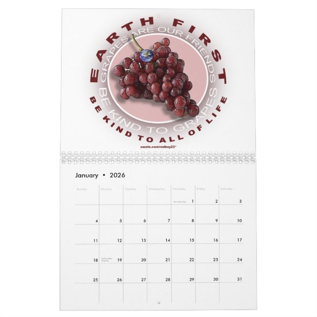 Calendário o verde é nosso amigo (Jan 2026)