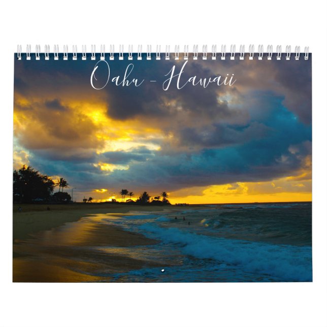 Calendário Oahu - Havaí (Capa)