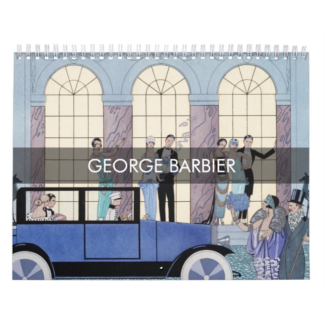 Calendário Obra-prima de George Barbier (Capa)