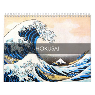 Calendário Obra-prima de Katsushika Hokusai