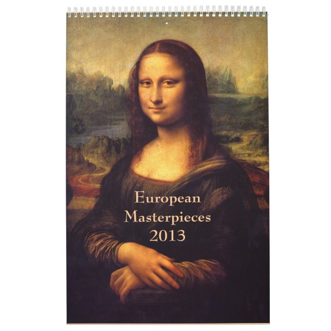 Calendário Obras-primas europeias (Capa)