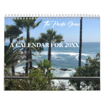 Oceano Pacífico vê Laguna Beach Calendar 2025