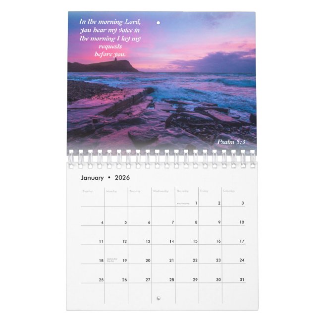 Calendário Oceans of Love 2023 Calendar (Jan 2026)