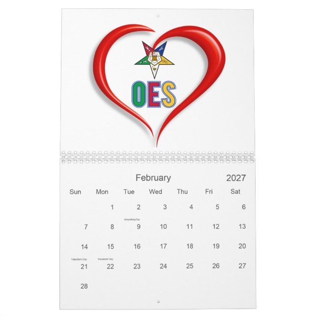CALENDÁRIO OES (Fev 2027)