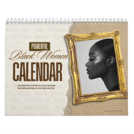 Calendário Official 2026 Powerful Black Women Calendar