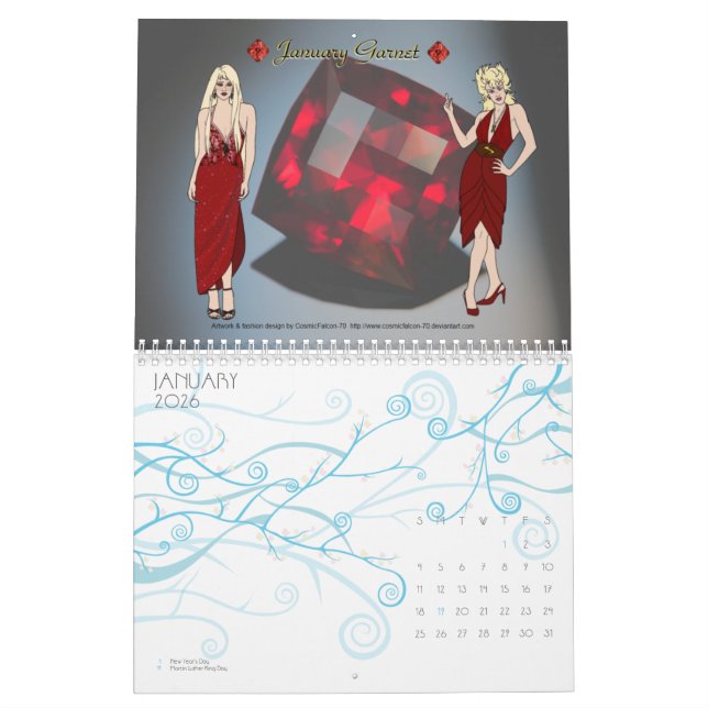 Calendário oficial de JemCon 2013 (Jan 2026)