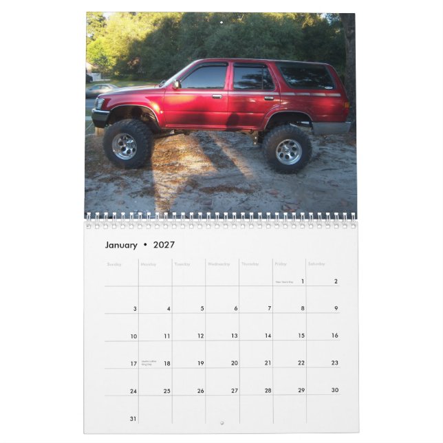 Calendário OFICIAL FATTshack 2009 CALANDER (Jan 2027)