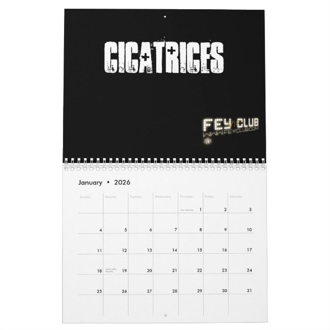 Calendario Oficial FeyClub VIP (Jan 2026)