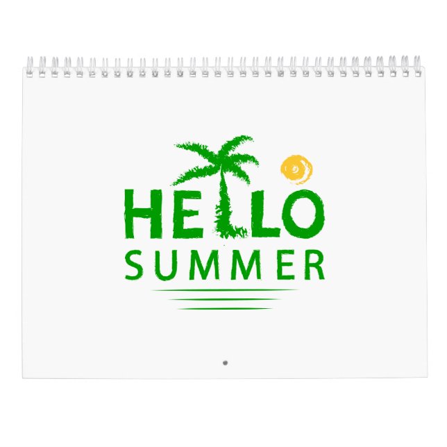 Calendário Olá Summer (Verso)