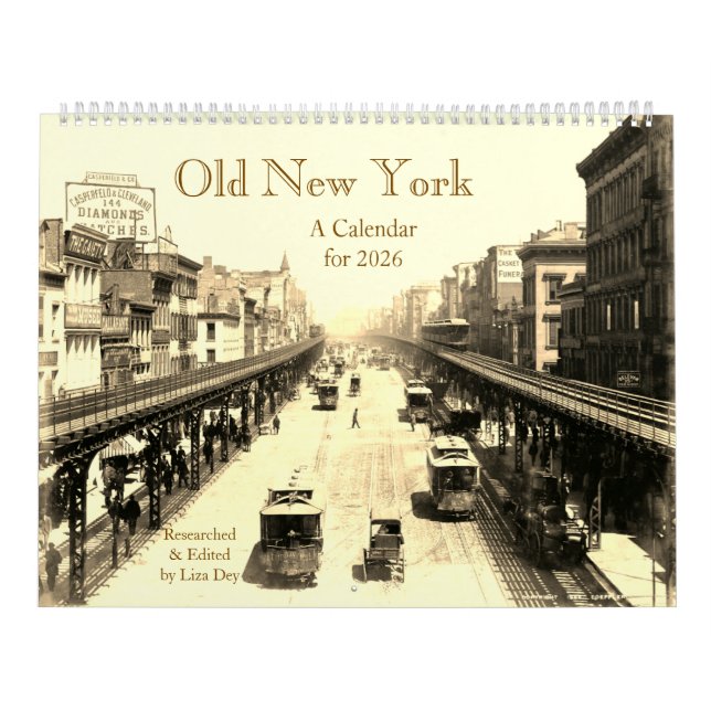 Calendário Old New York, A 2026 Calendar (Capa)