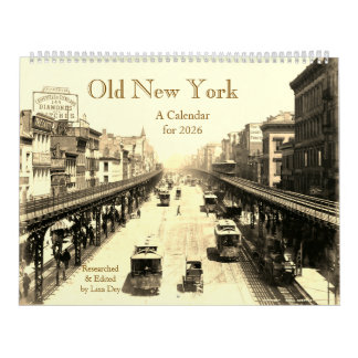 Calendário Old New York, A 2026 Calendar
