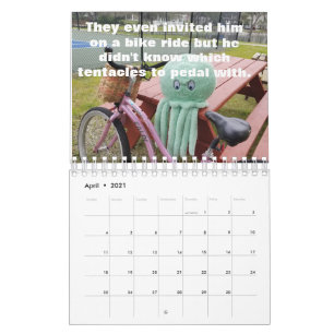 Calendário Ollie o polvo