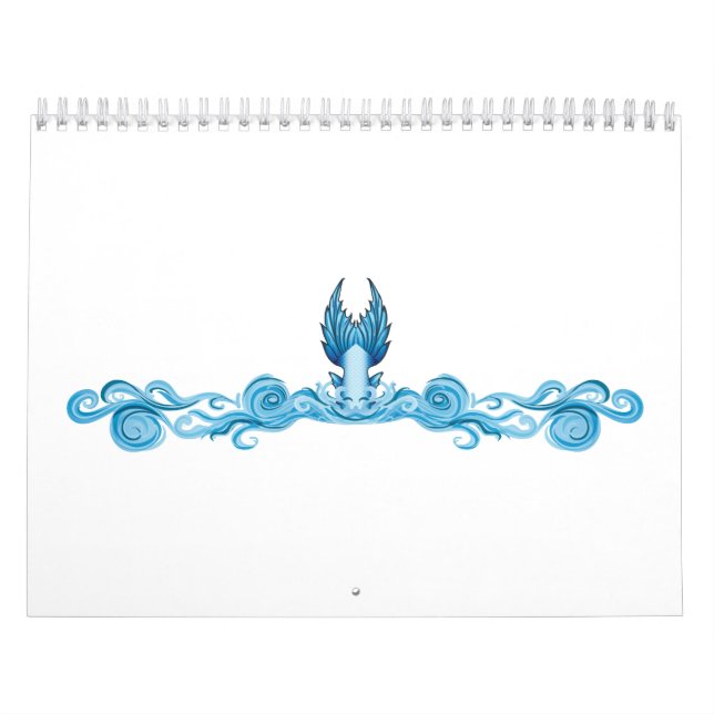 Calendário Ondas de Cauda Sereia (Capa)