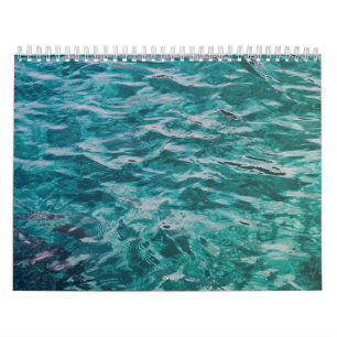 Calendário Ondas Esmeraldas do Oceano