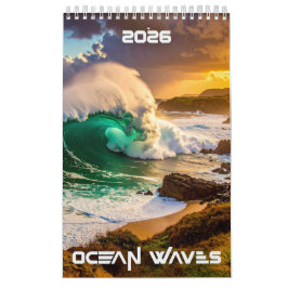 CALENDÁRIO ONDAS OCEANAS - 2026 -