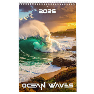 CALENDÁRIO ONDAS OCEANAS - 2026 -
